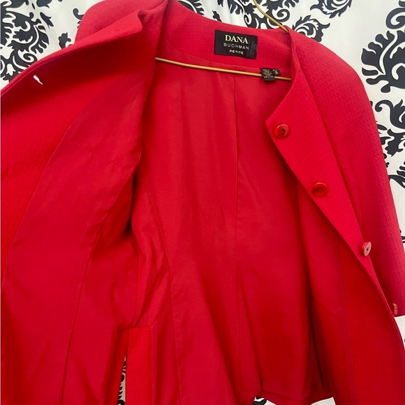 Vintage Dana Buchman Scarlet Women's Blazer - Picture 7 of 9